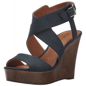 Indigo Rd. Women's Kamryn Wedge Sandal - Navy - C412MZG1GCC